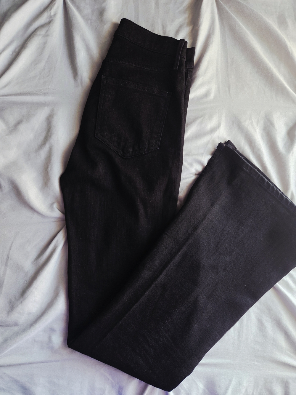 ​Rag & Bone Black Split Hem Flare Jeans - Made in USA - Size 24